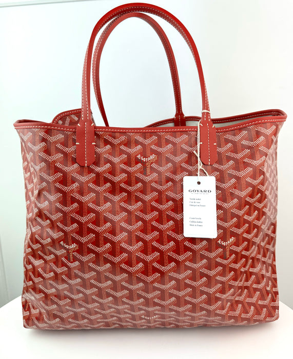 Goyard Saint Louis Pm Tote Bag Red