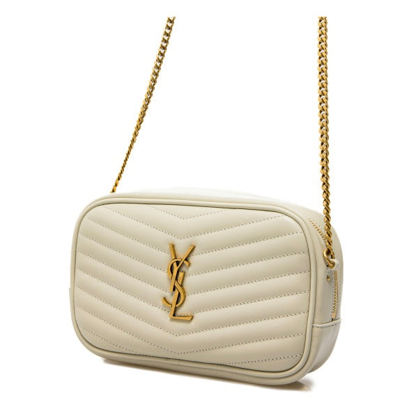 Saint Laurent Mini Lou Bag in Smooth Leather