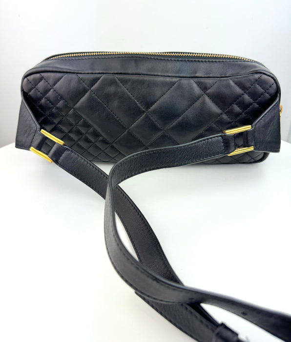 Versace  Icon Quilted Leather Belt Bag