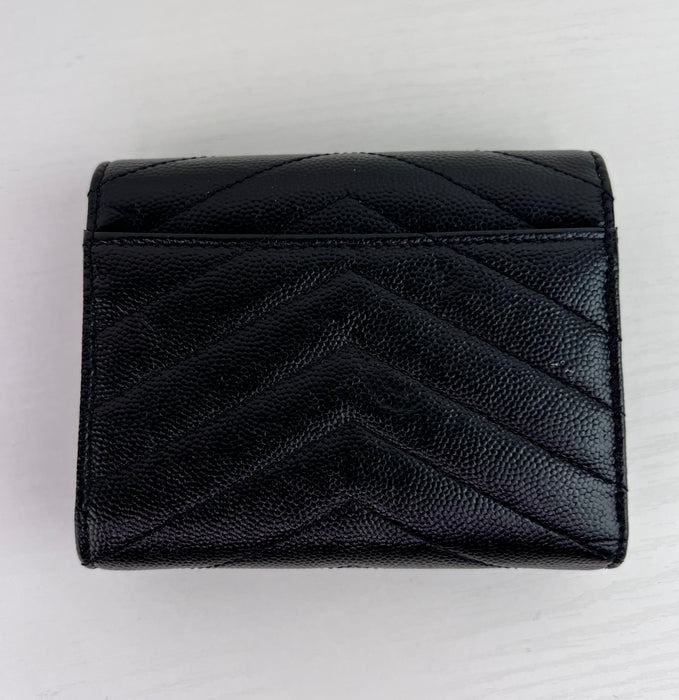 Saint Laurent Monogram Quilted Leather wallet