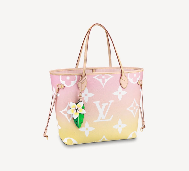 Louis Vuitton Monogram Giant By The Pool Neverfull MM Light Pink