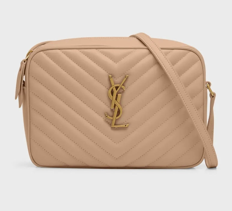 Saint Laurent Lou Camera Bag Nude