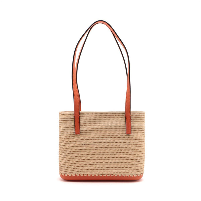 Loewe Square Basket Small Straw Bag