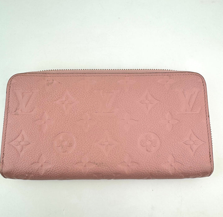 Louis Vuitton Zippy Wallet NM, Empreinte Pink