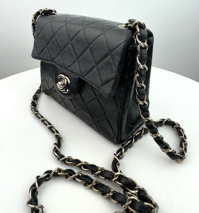 Chanel Mini Flap Lambskin Square Classic