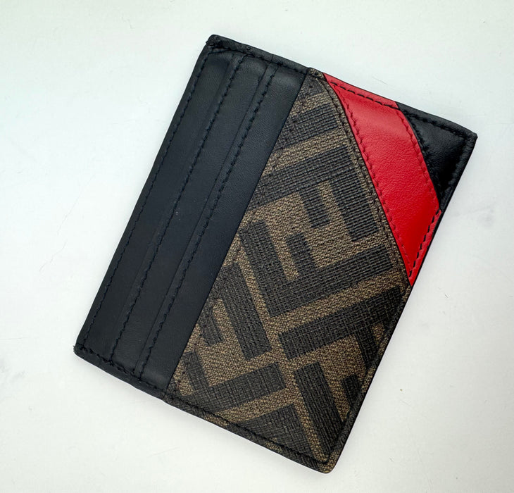 Fendi Card Holder In FF Motif