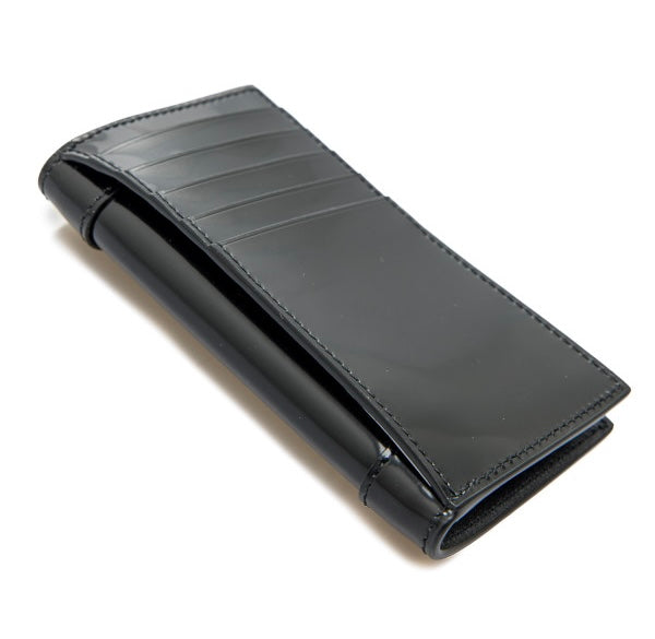 Saint Laurent Cassandre Card case Patent Wallet