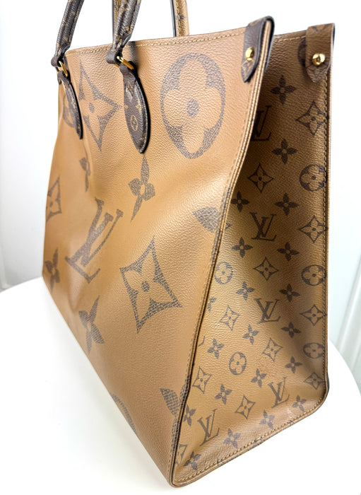 Louis Vuitton On The Go GM in Monogram Brown