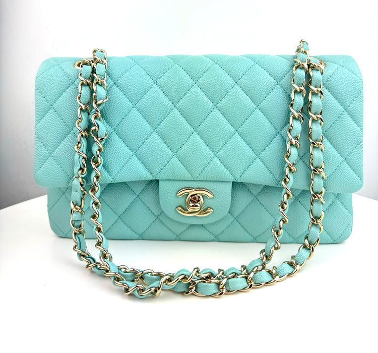 Chanel Classic Medium Double Flap Caviar Quilted Bag