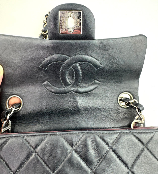 Chanel Mini Flap Lambskin Square Classic