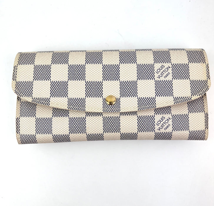 Louis Vuitton Emilie Azur Wallet.