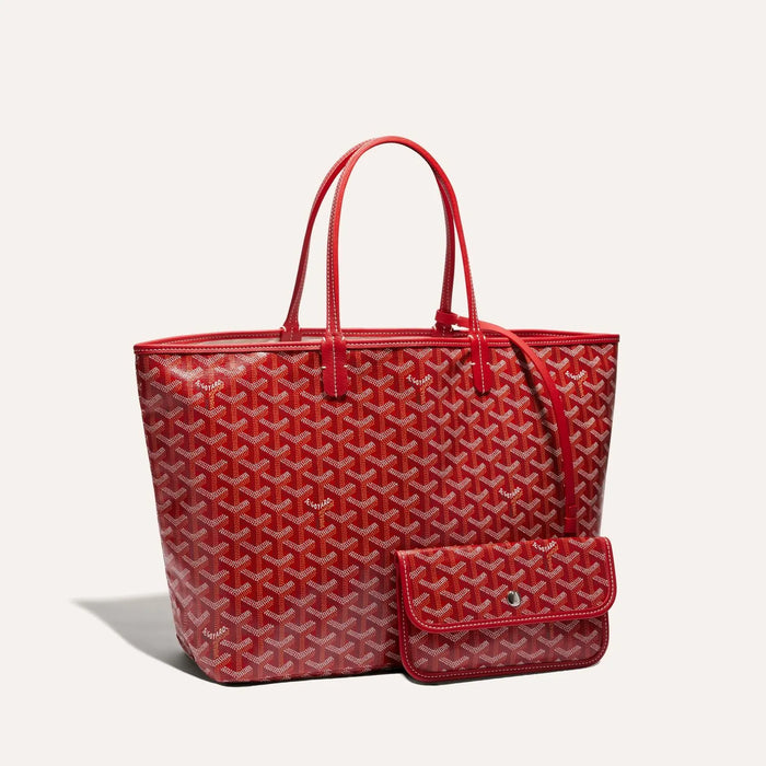 Goyard Saint Louis Pm Tote Bag Red