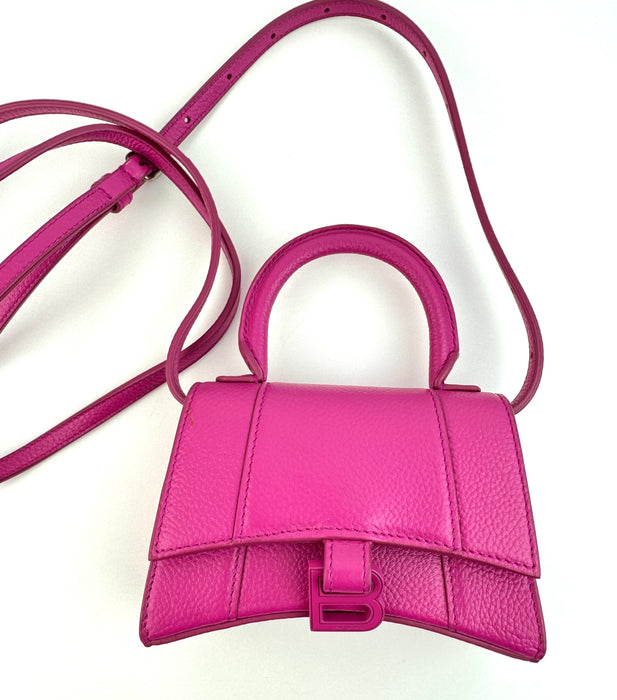 Balenciaga Mini Hourglass Bag Pink