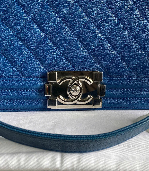 Chanel Medium Boy Bag Blue