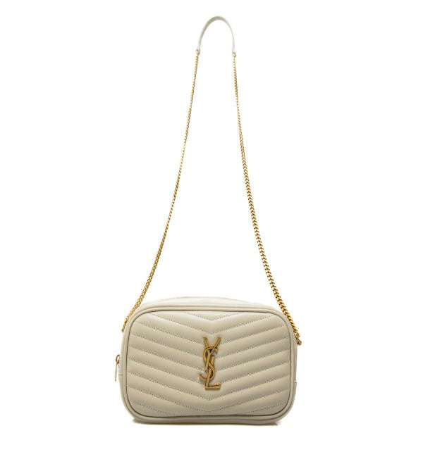 Saint Laurent Mini Lou Bag in Smooth Leather