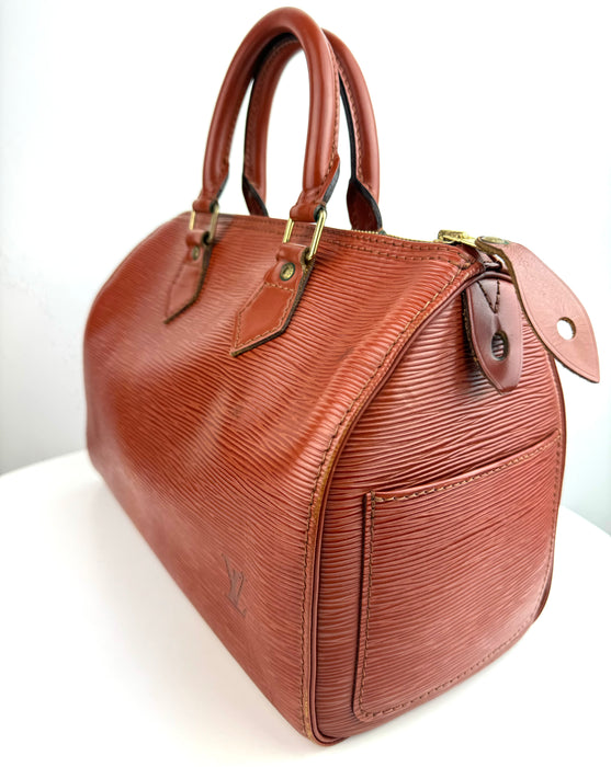 Louis Vuitton Speedy 30 Epi Brown