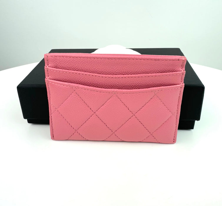 Chanel Classic Card Holder in Pink