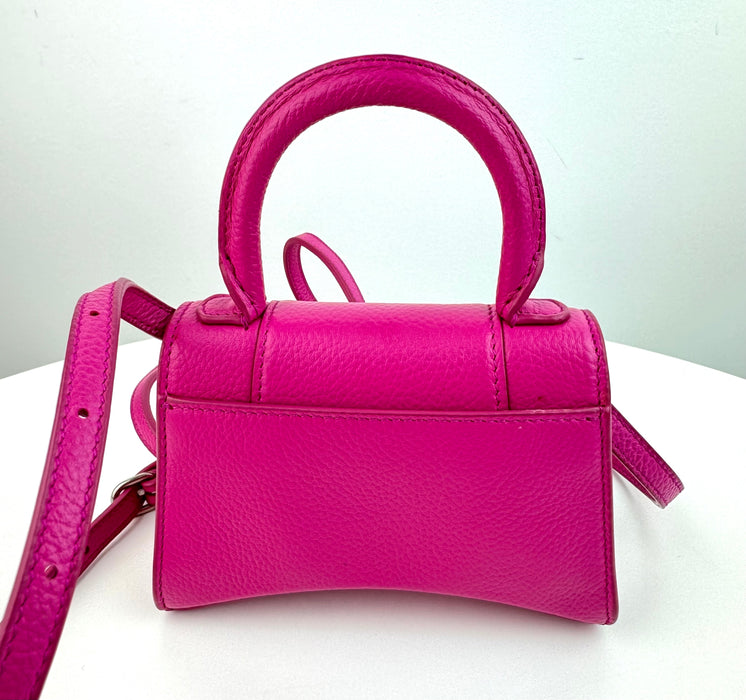 Balenciaga Mini Hourglass Bag Pink