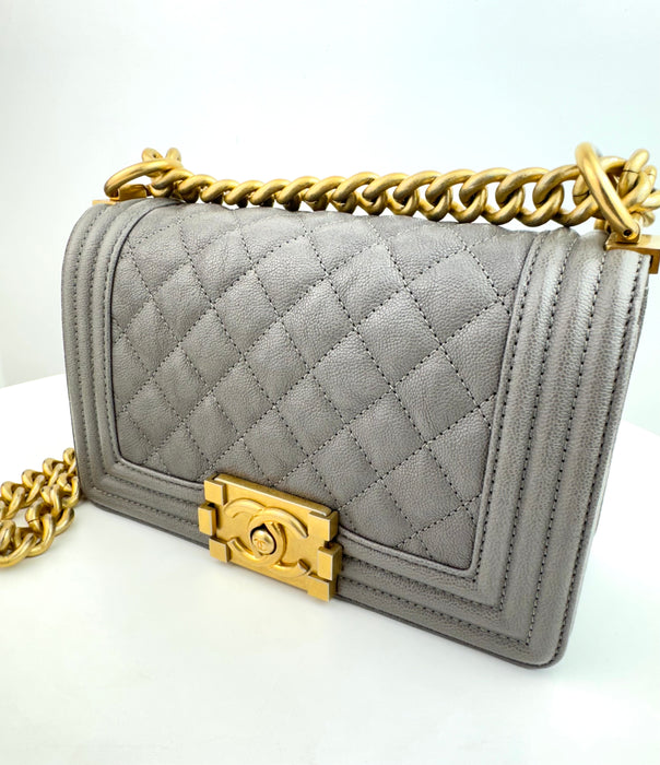 Chanel Caviar Quilted Small Boy bag