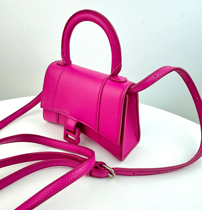 Balenciaga Mini Hourglass Bag Pink