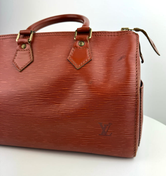 Louis Vuitton Speedy 30 Epi Brown