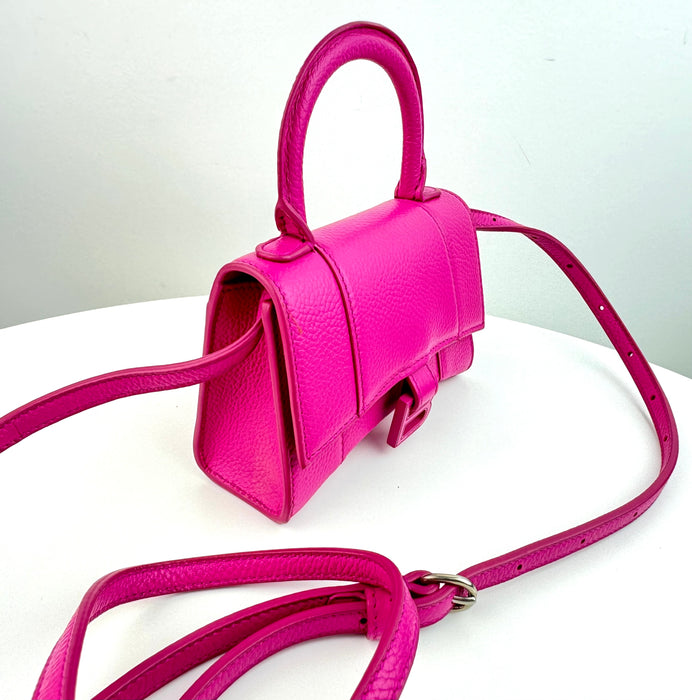 Balenciaga Mini Hourglass Bag Pink