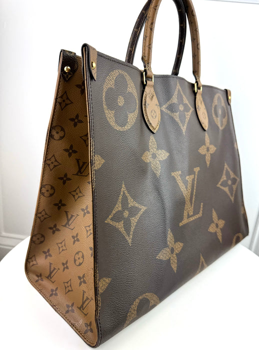 Louis Vuitton On The Go GM in Monogram Brown