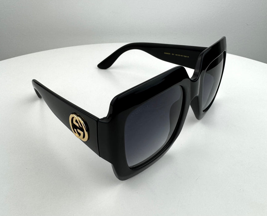 Gucci Acetate Square Sunglasses in Black