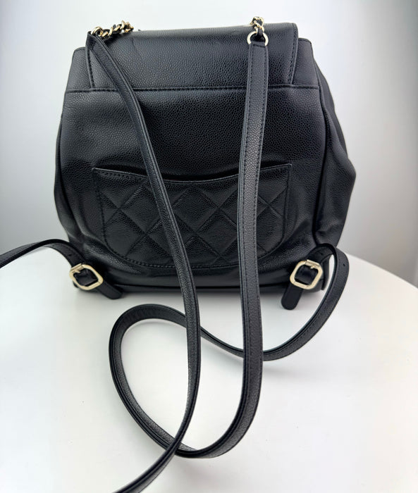 Chanel Business Affinity Backpack Caviar Small