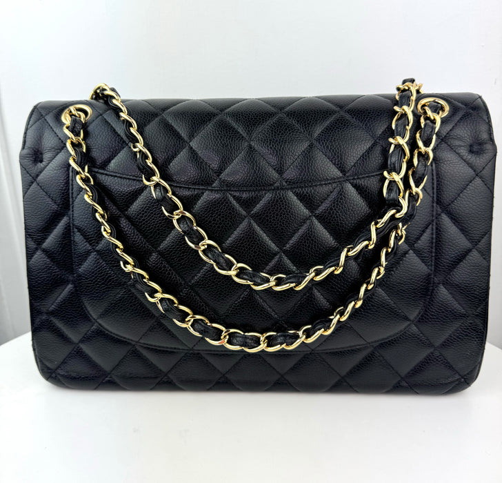 Chanel Large Caviar flap classic bag