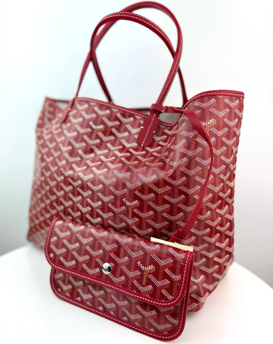 Goyard Saint Louis Pm Tote Bag Red