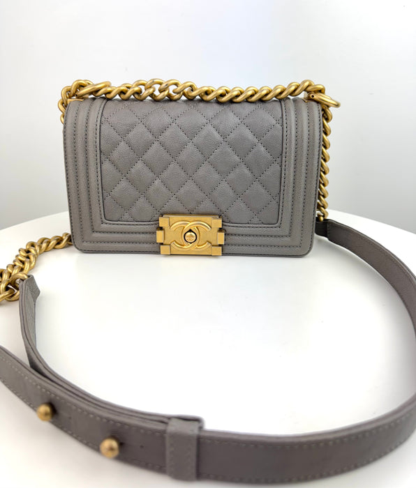 Chanel Caviar Quilted Small Boy bag