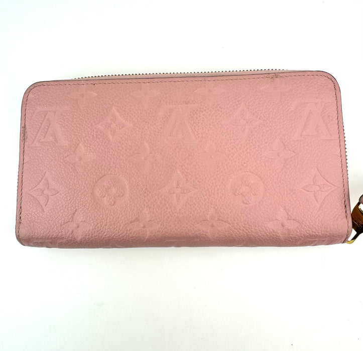 Louis Vuitton Zippy Wallet NM, Empreinte Pink