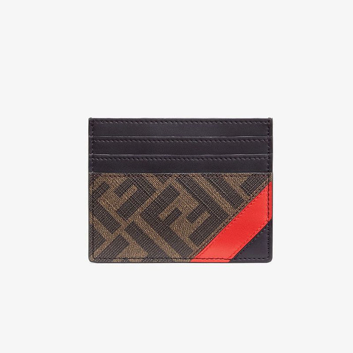 Fendi Card Holder In FF Motif