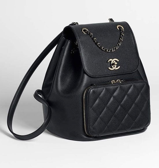 Chanel Business Affinity Backpack Caviar Small