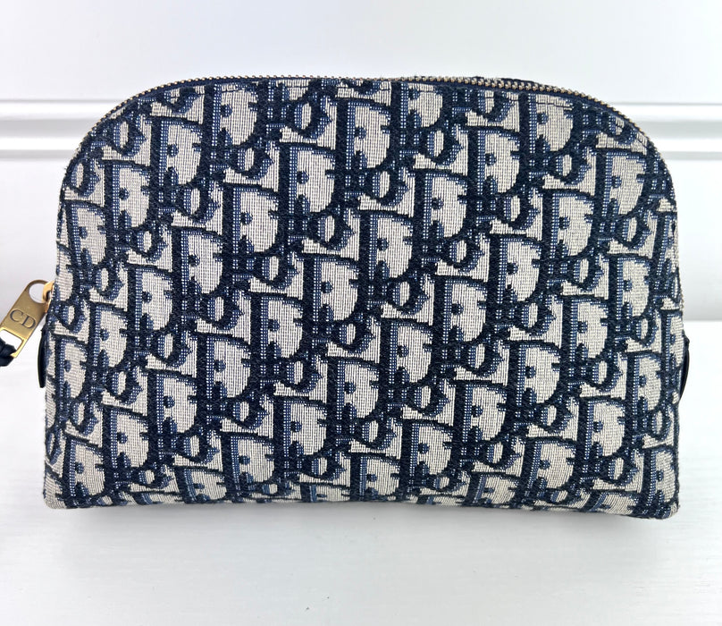 Dior Oblique Large Beauty Pouch Bleu