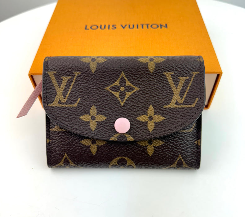 Louis Vuitton Monogram Rosalie Coin Purse Rose Ballerine