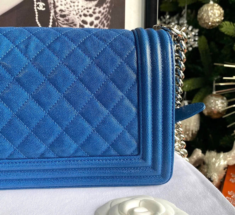 Chanel Medium Boy Bag Blue