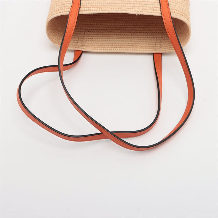 Loewe Square Basket Small Straw Bag