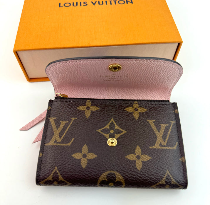 Louis Vuitton Monogram Rosalie Coin Purse Rose Ballerine