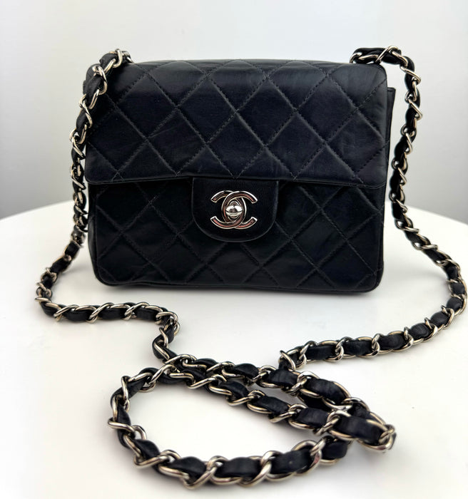 Chanel Mini Flap Lambskin Square Classic