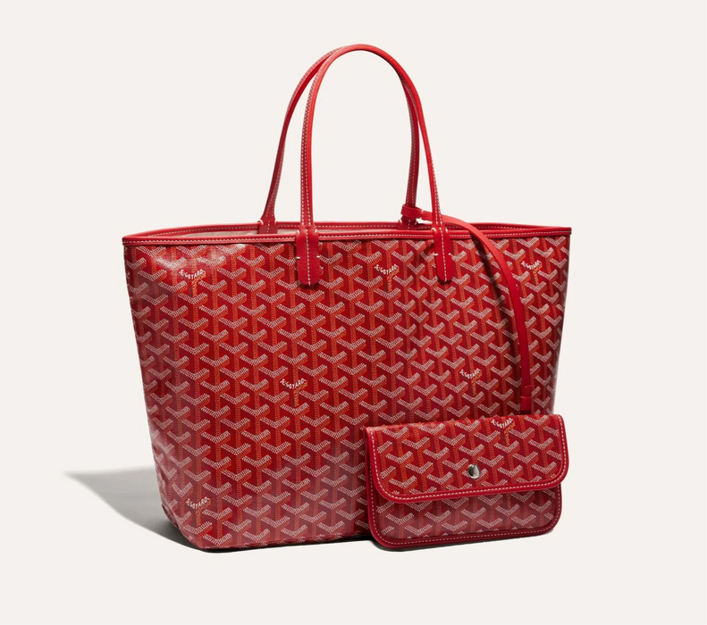 Goyard Saint Louis Pm Tote Bag Red