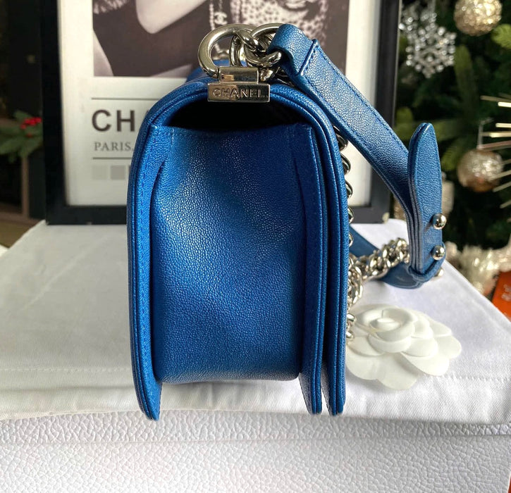 Chanel Medium Boy Bag Blue