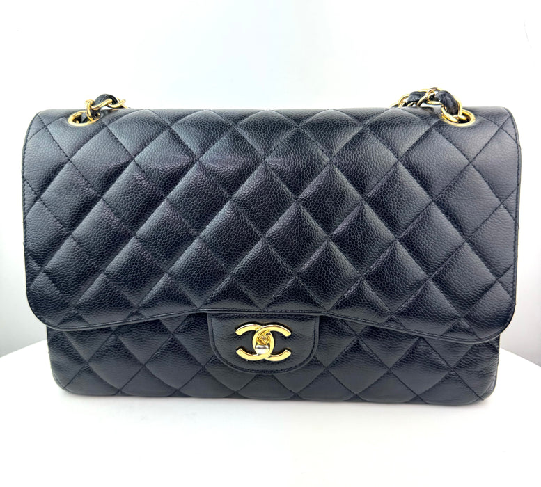 Chanel Large Caviar flap classic bag