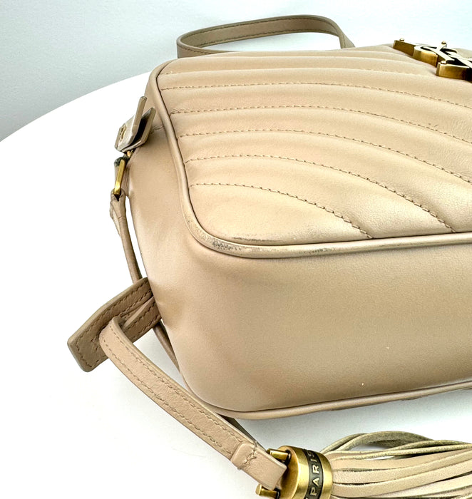 Saint Laurent Lou Camera Bag Nude