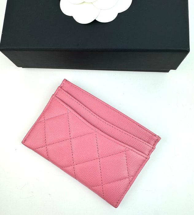 Chanel Classic Card Holder in Pink