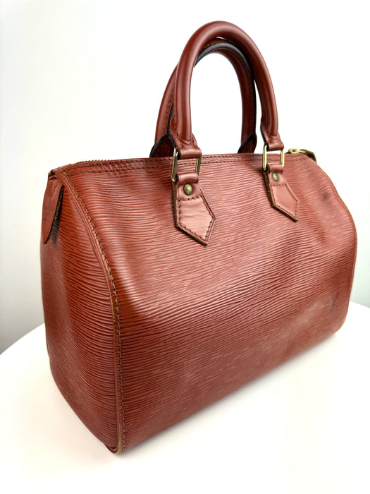 Louis Vuitton Speedy 30 Epi Brown