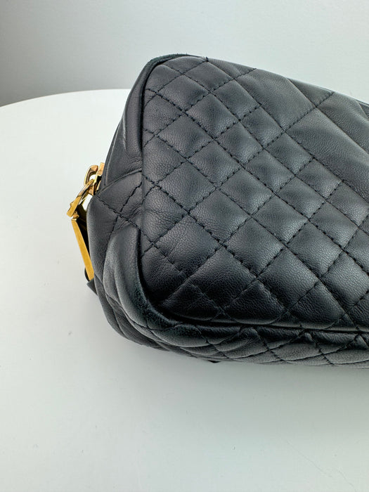 Versace  Icon Quilted Leather Belt Bag