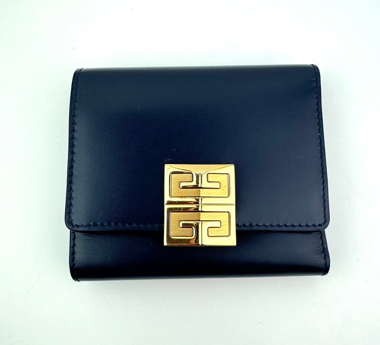 Givenchy 4G Leather Trifold Wallet