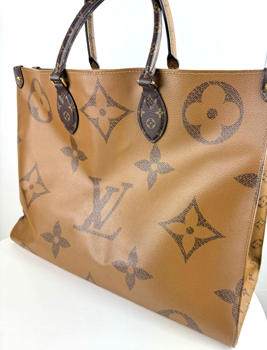 Louis Vuitton On The Go GM in Monogram Brown